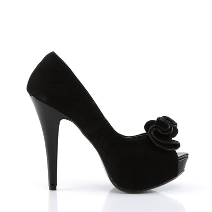Pin Up Couture Pompe da donna LOLITA-10 BLK Suede PU