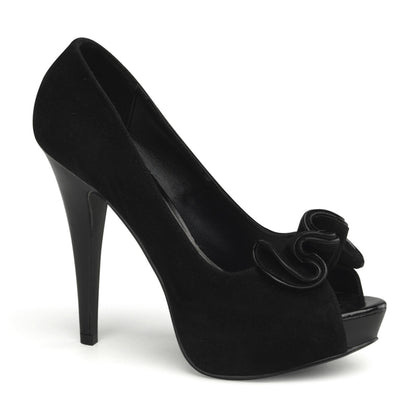 Pin Up Couture Pompe da donna LOLITA-10 BLK Suede PU