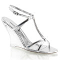 Fabulicious Womens Sandals LOVELY-428 Slv Metallic Pu/Clr