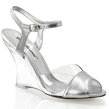 Fabulicious Sandali da donna LOVELY-442 CLR-SLV Metallico PU / CLR
