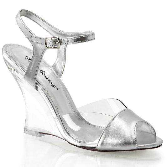 Fabulicious Sandali da donna LOVELY-442 CLR-SLV Metallico PU / CLR