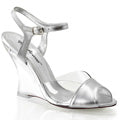 Fabulicious Sandali da donna LOVELY-442 CLR-SLV Metallico PU / CLR