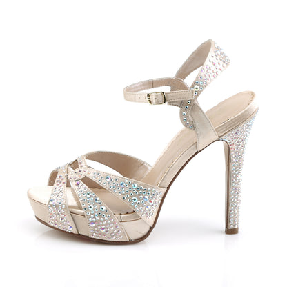 Fabulicious Pompe da donna LUMINA-23 Satin di champagne