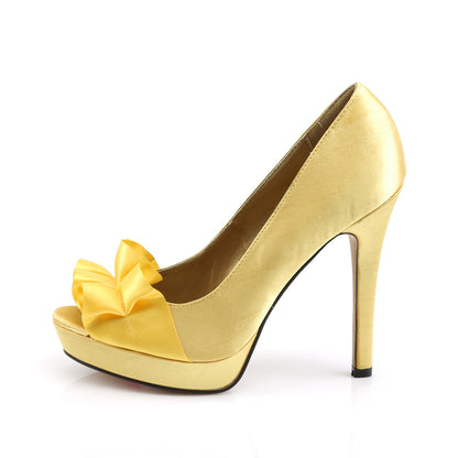 Fabulicious Pompe da donna LUMINA-42 raso giallo