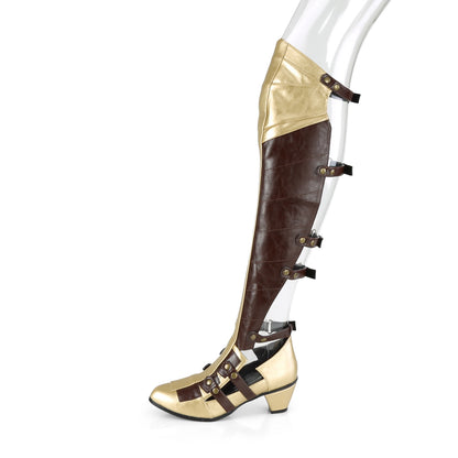 Funtasma Stivali da donna MAIDEN-8830 PU Brown-Gold