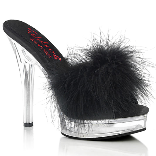 Fabulicious  Sandali MAJESTY-501F-8 BLK FAUX PELLE-PELLE / CLR