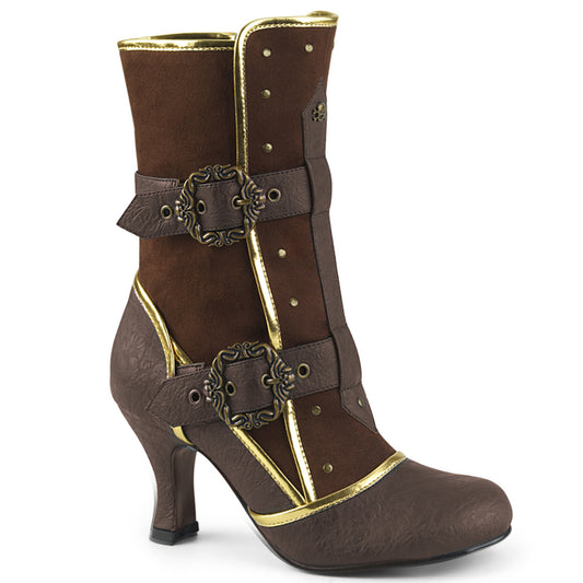 Funtasma Stivali da donna MATEY-205 Brown Distressed PU-Microfiber