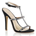 Fabulicious Sandali femminili MELODY-18 raso BLK
