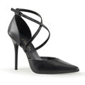 Pleaser Pompe da donna MILAN-42 pelle BLK