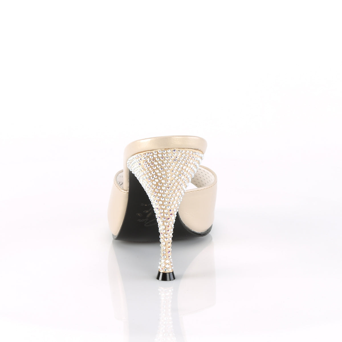 Pin Up Couture Pompe da donna MONROE-05 cel-cuoio di champagne