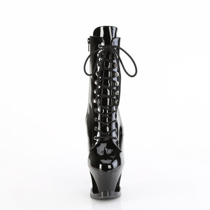 Pleaser   MOON-1020SK Blk Pat/Blk-Pewter