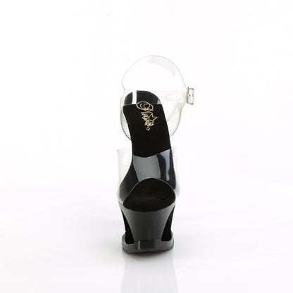 Pleaser   MOON-708dia clr/blk