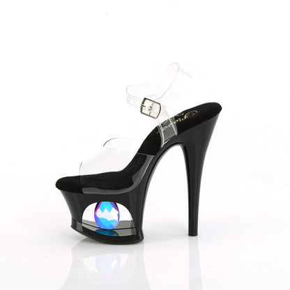 Pleaser   MOON-708dia clr/blk