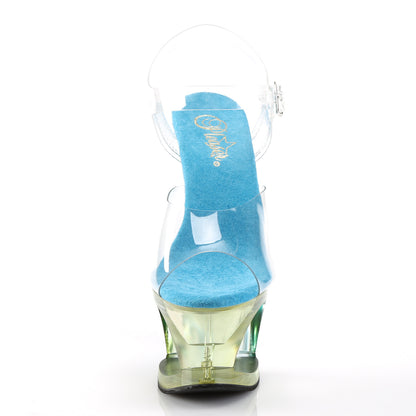 Pleaser Sandali da donna MOON-708mct clr / lt. Blu colorato