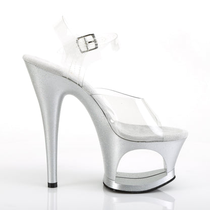 Pleaser Sandali da donna MOON-708 mg CLR / SLV