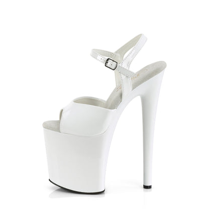 Pleaser  Sandali NAUGHTY-809 WHT Pat / Wht