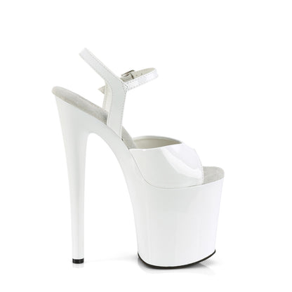 Pleaser  Sandali NAUGHTY-809 WHT Pat / Wht