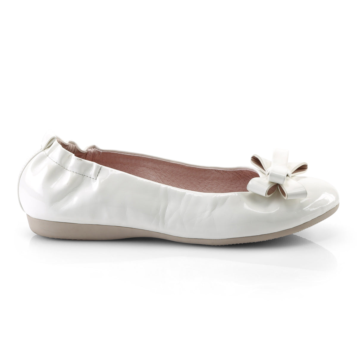 Pin Up Couture Pompe da donna OLIVE-03 Wht Pat.
