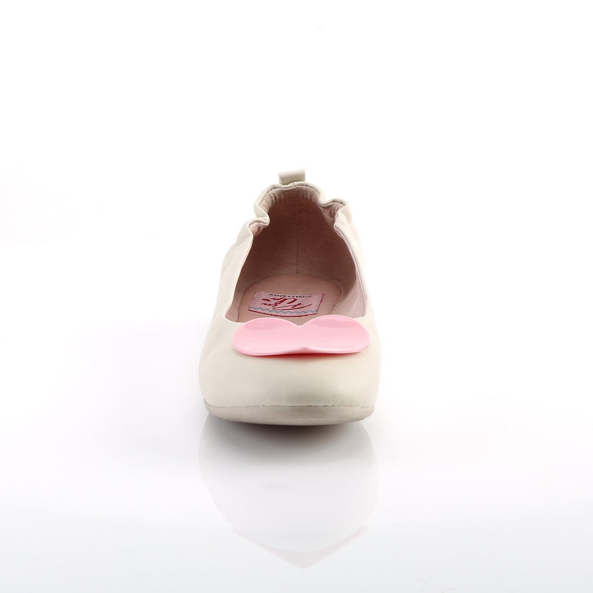 Pin Up Couture Pompe da donna OLIVE-05 Crema in ecopelle