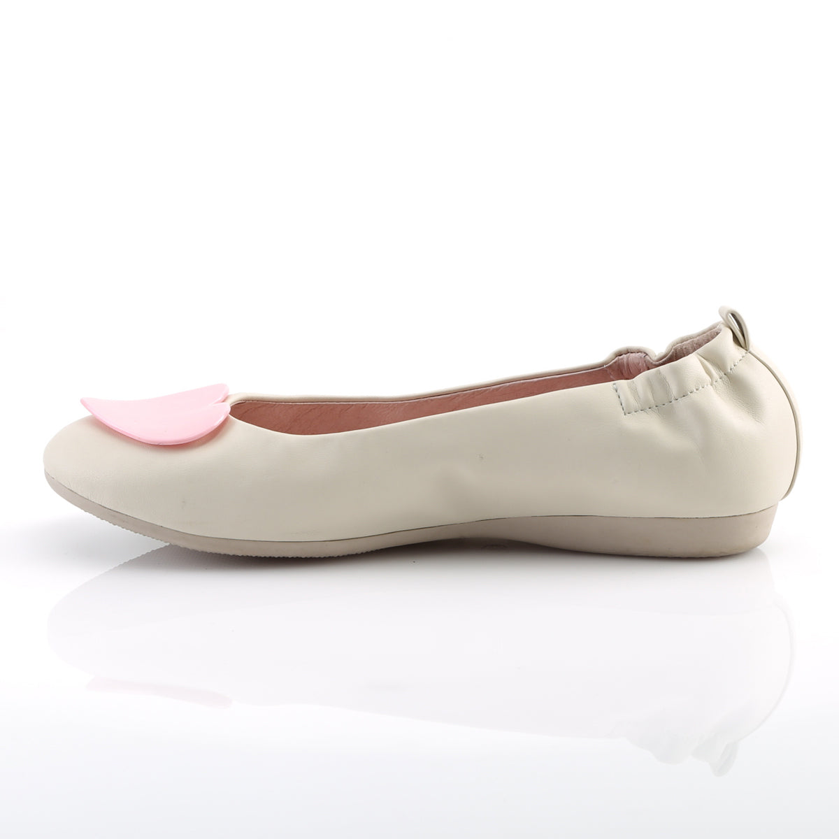 Pin Up Couture Pompe da donna OLIVE-05 Crema in ecopelle