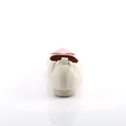 Pin Up Couture Pompe da donna OLIVE-05 Crema in ecopelle
