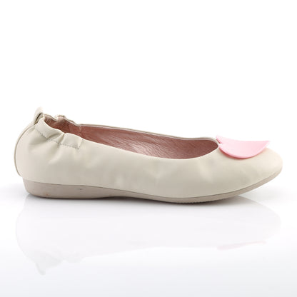 Pin Up Couture Pompe da donna OLIVE-05 Crema in ecopelle