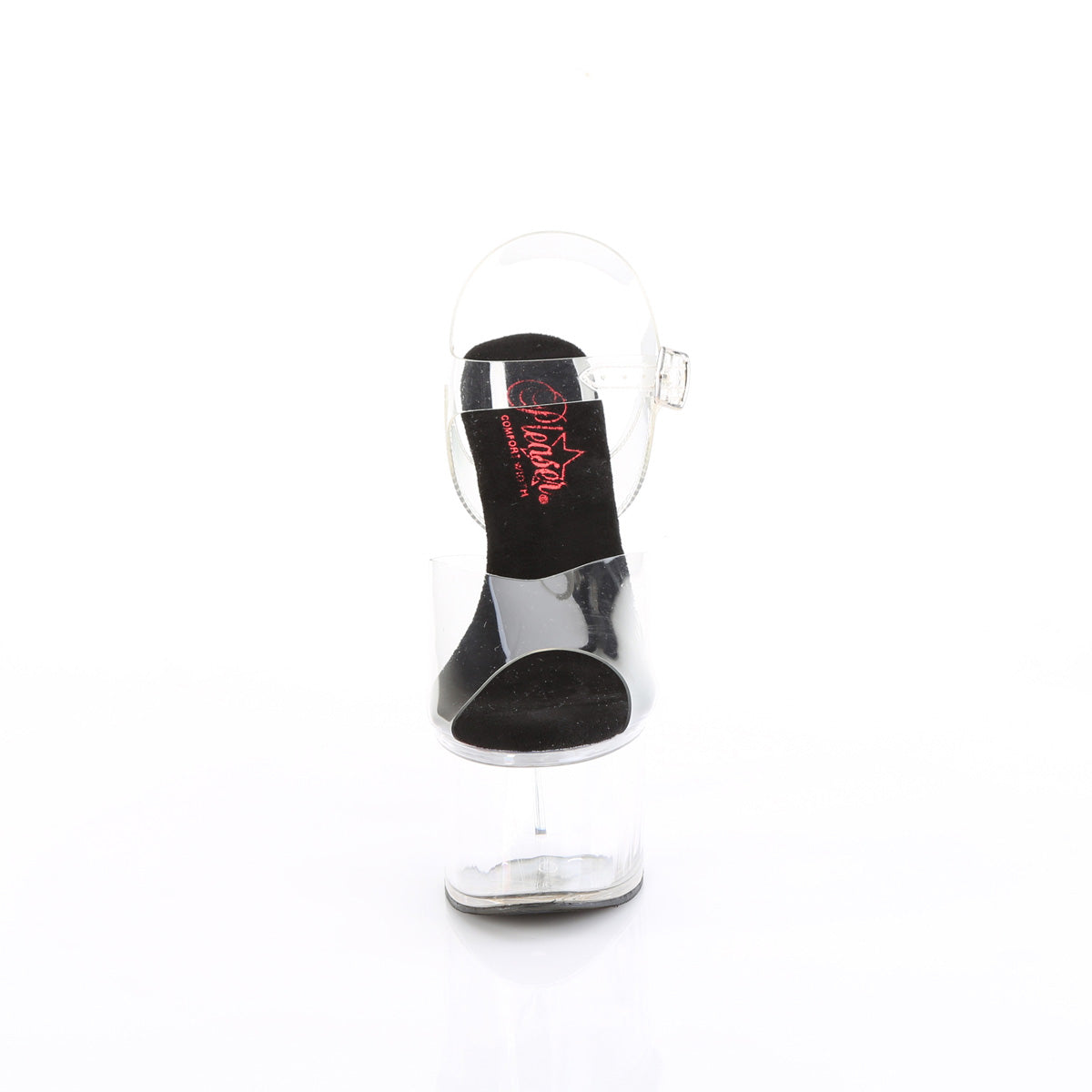 Pleaser   PASSION-708 CLR-BLK/CLR