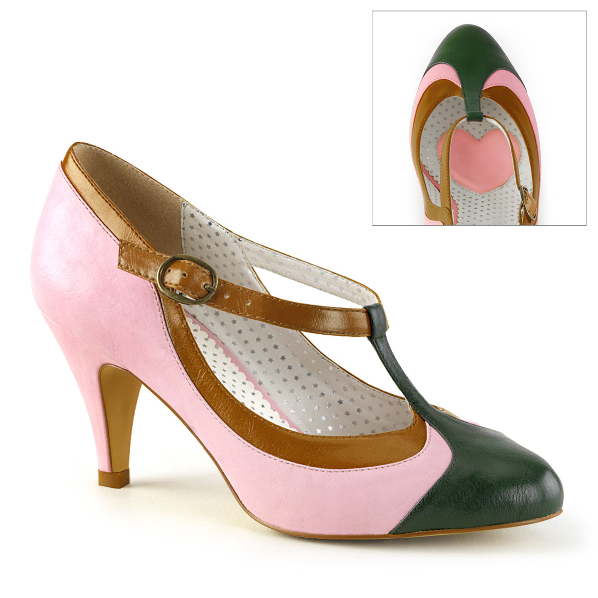 Pin Up Couture Pompe da donna PEACH-03 B.Pink multipelle multipelle