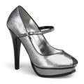 Pin Up Couture Pompe da donna PLEASURE-02G SLV Pearlized GLTR PAT