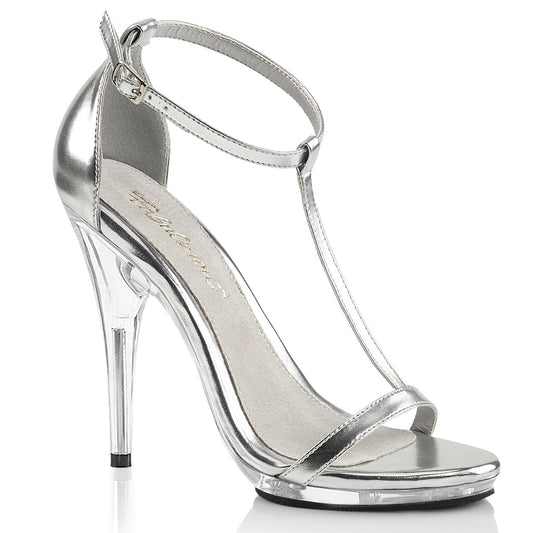 Fabulicious Sandali da donna POISE-526 SLV ha incontrato PU / CLR