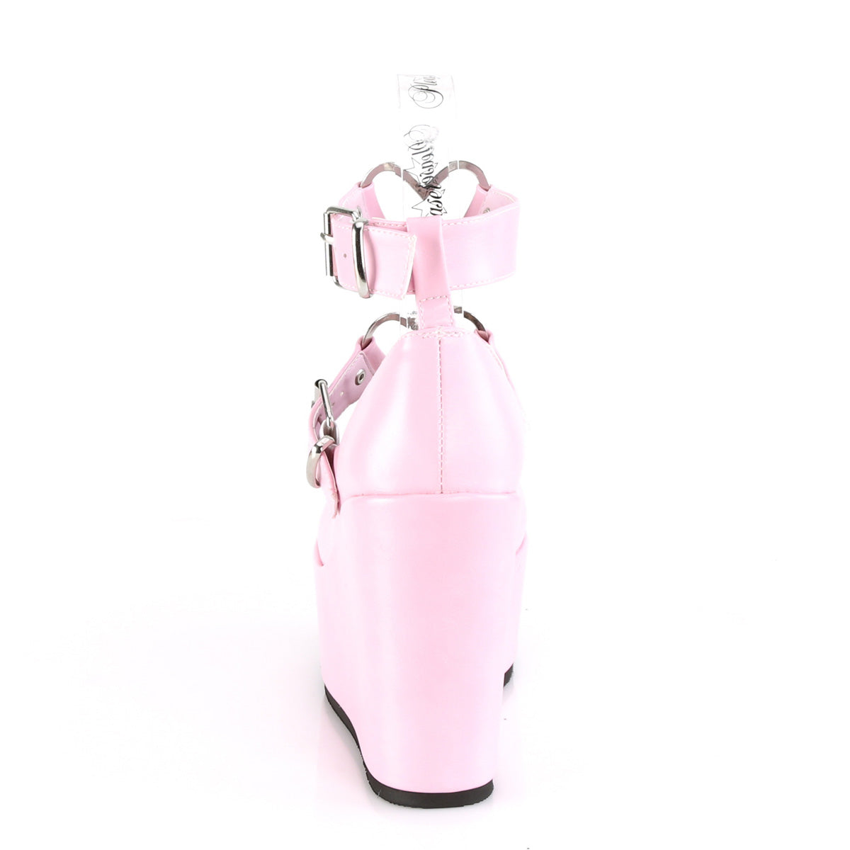 DemoniaCult Pompe da donna POISON-99-2 B. pelle vegana rosa
