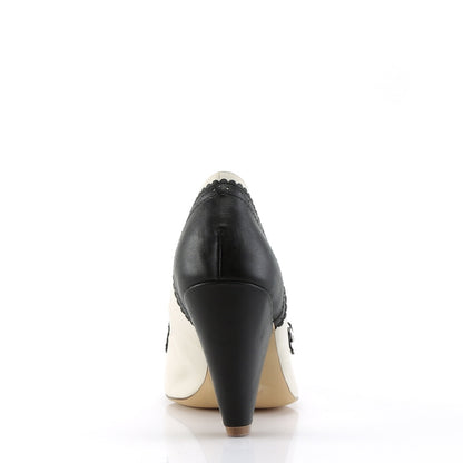 Pin Up Couture Pompe da donna POPPY-18 pelle in finta crema nera
