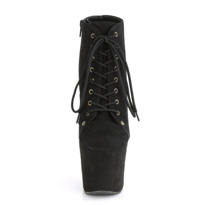 Pleaser Stivaletti da donna RADIANT-1005 BLK FAUX Suede / Blk Faux Suede Suede