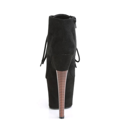 Pleaser Stivaletti da donna RADIANT-1005 BLK FAUX Suede / Blk Faux Suede Suede