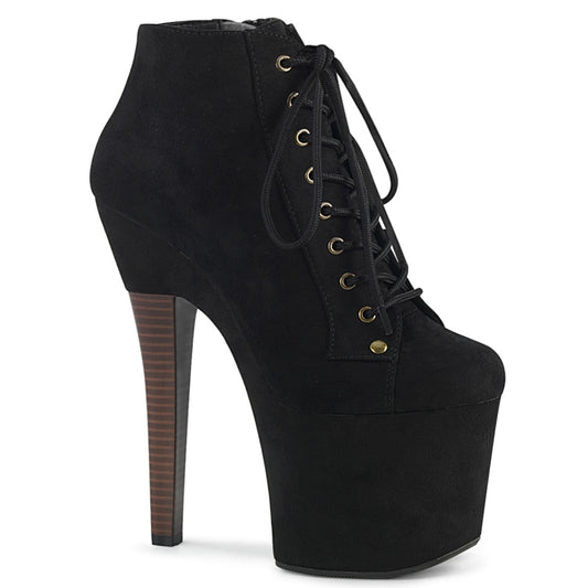 Pleaser Stivaletti da donna RADIANT-1005 BLK FAUX Suede / Blk Faux Suede Suede