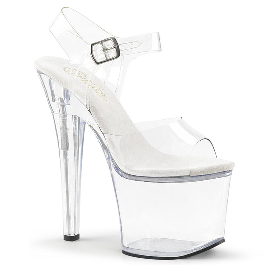 Pleaser Womens Sandals RADIANT-708 Clr/Clr