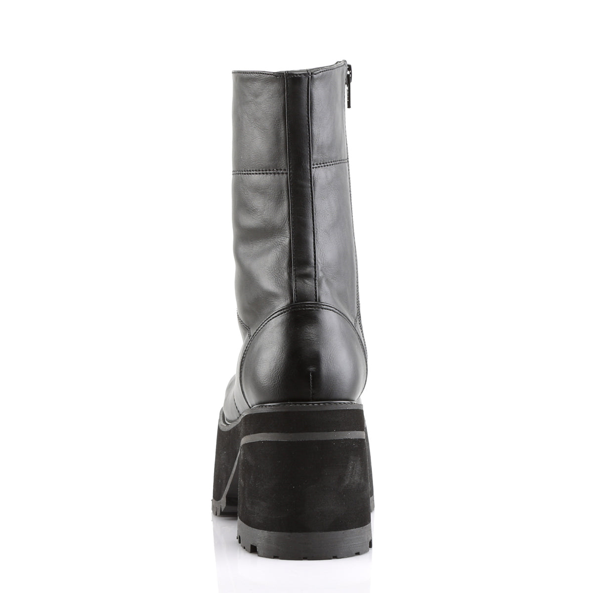 DemoniaCult Stivali da donna RANGER-301 pelle vegana BLK