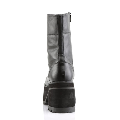DemoniaCult Stivali da donna RANGER-301 pelle vegana BLK