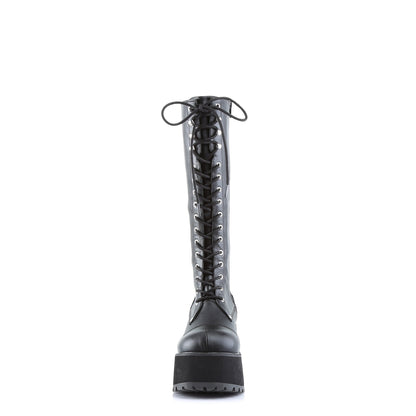 DemoniaCult Stivali da uomo RANGER-302 pelle vegana BLK