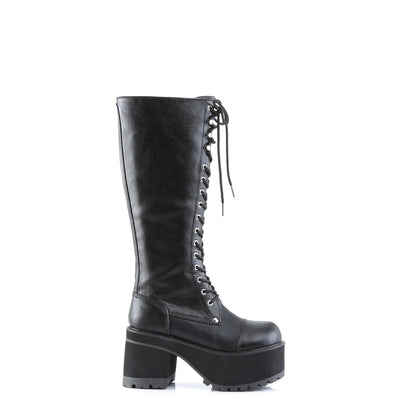 DemoniaCult Stivali da uomo RANGER-302 pelle vegana BLK
