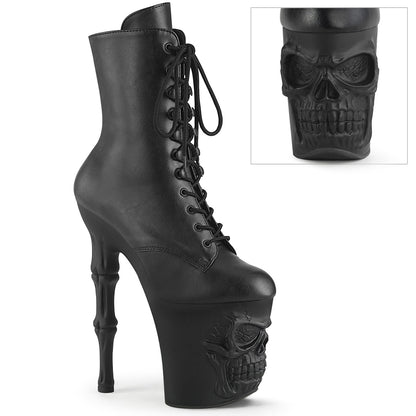 Pleaser  Ankle Boots RAPTURE-1020 Blk Faux Leather/Blk Matte