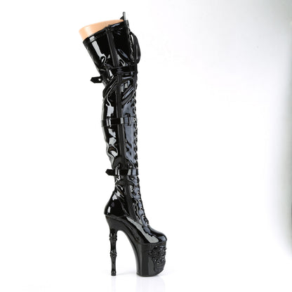 Pleaser  Stivali RAPTURE-3028 blk str. Pat/blk