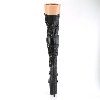 Pleaser  Stivali RAPTURE-3045 blk fux fux str.fux in pelle/blk opape