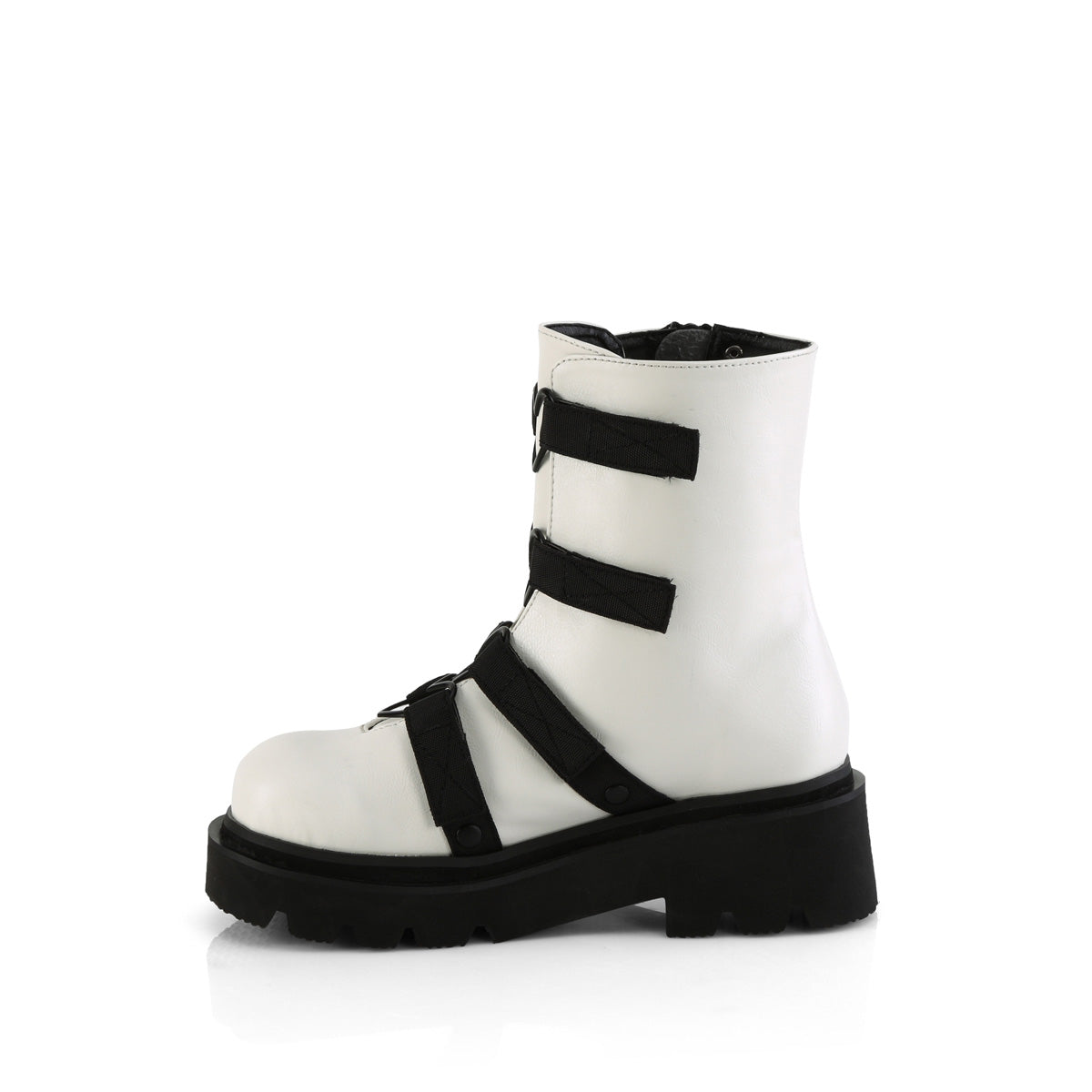 DemoniaCult   RENEGADE-50 Wht vegan in pelle-nylon