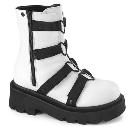DemoniaCult   RENEGADE-50 Wht vegan in pelle-nylon