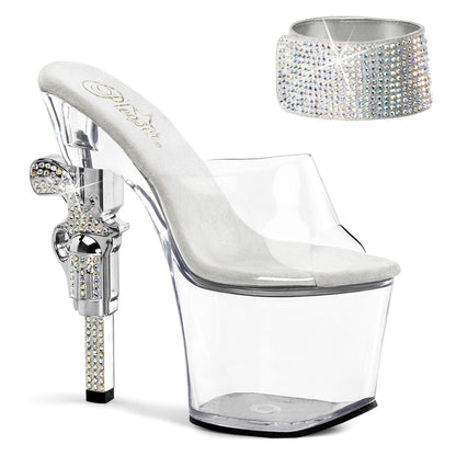 Pleaser Sandali da donna REVOLVER-712 CLR / CLR