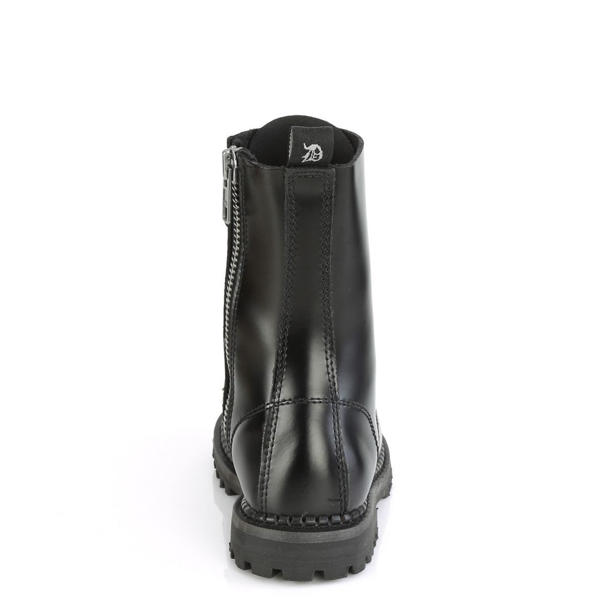 DemoniaCult Stivali da uomo RIOT-10 pelle BLK