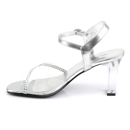 Fabulicious Sandali femminili ROMANCE-308r CLR-SLV Metallic PU