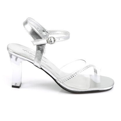 Fabulicious Sandali femminili ROMANCE-308r CLR-SLV Metallic PU