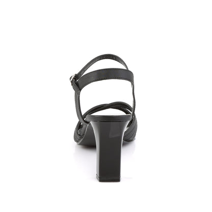 Fabulicious Sandali da donna ROMANCE-313 BLK SATIN PU